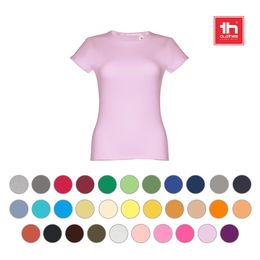 T-shirt cintada para senhora em algodão