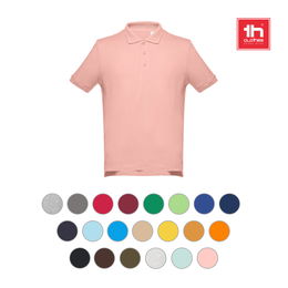 Polo para homem de manga curta em algodão