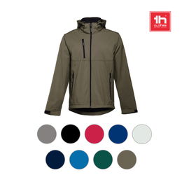 Casaco softshell para homem em poliéster e elastano