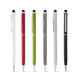 Aluminium ball pen with twist mechanism and touch tip