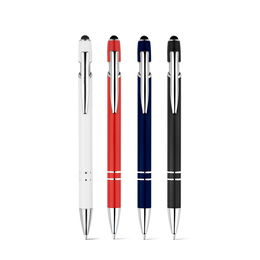 Ballpoint pen with recycled aluminium (100% rAL) body and touch tip