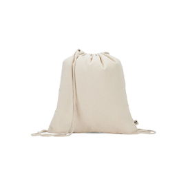 100% recycled cotton drawstring bag(180 g/m²)