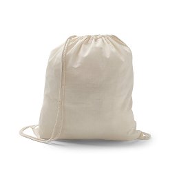 100% cotton drawstring bag