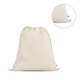 100% organic cotton drawstring bag (140 g/m²)