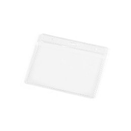 Horizontal pouch for identification badge