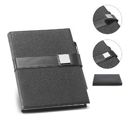 A5 notepad with lined, plain and dotted pages