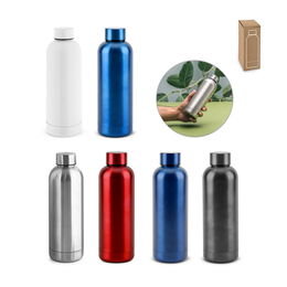 Bottle in 90% recycled stainless steel 550 mL