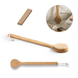 Bamboo shower and bath brush