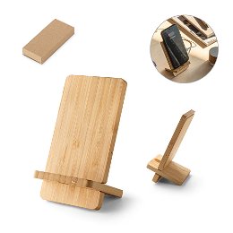 Wireless charger and bamboo smartphone holder