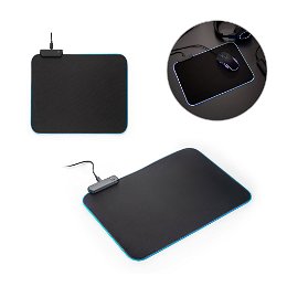 Mouse mat with rubber base