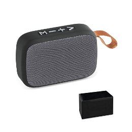 ABS microphone speaker with rubber trim