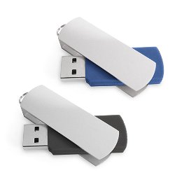 8GB USB flash drive with metal clip