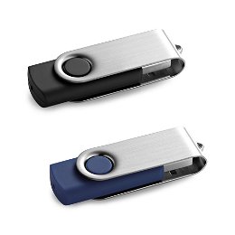 Pen Drive USB de 32 GB com clipe em metal