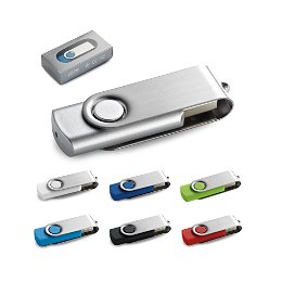 Pen Drive USB de 4 GB com clipe em metal