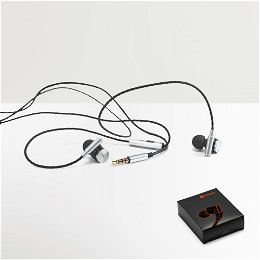 Metal and ABS earphones with microphone