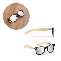 Óculos de sol em PP e bambu