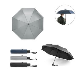 Telescopic umbrella in rPET with PP handle