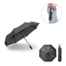 Gurda-chuva em rPET 190T pongee com abertura e fecho automático