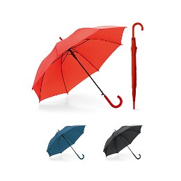190T polyester umbrella with rubberised handle