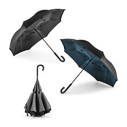190T pongee reversible folding umbrella
