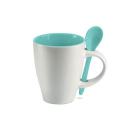 Caneca bicolor  colher 250 ml