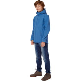 Kids' hooded softshell jacket