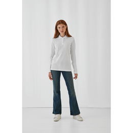 001 Ladies' long-sleeved polo shirt