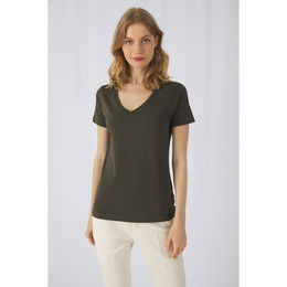 Ladies' Organic Cotton V-neck T-shirt