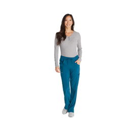 Pantalon à taille moyenne à cordon femme