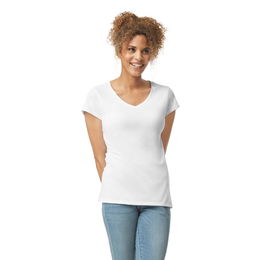 Ladies' Softstyle V-neck T-shirt