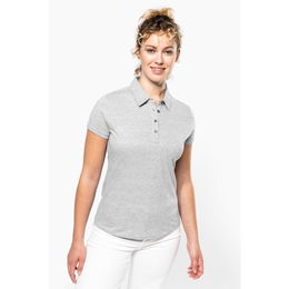 Polo jersey manches courtes femme