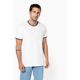 T-shirt maille piquée col rond homme