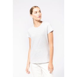 T-shirt col rond manches courtes femme