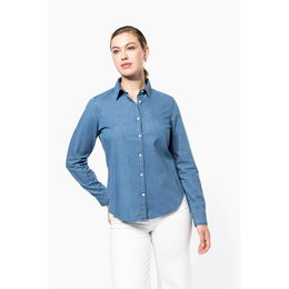 Chemise denim femme