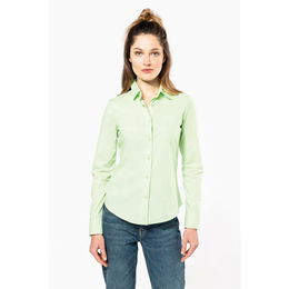 Chemise popeline polycoton entretien facile femme