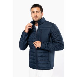 Veste bi-matière homme