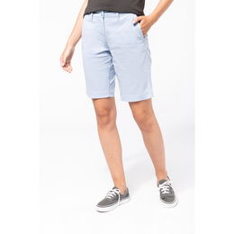 Bermuda chino femme