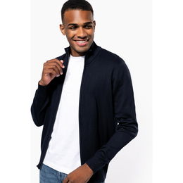 Cardigan zippé homme