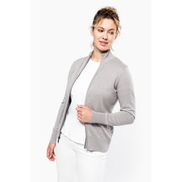 Cardigan zippé femme