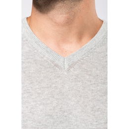 Pull col en V écoresponsable homme