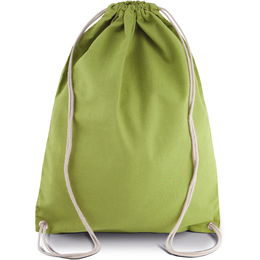 Cotton drawstring backpack