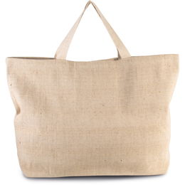 Rustic juco large hold-all shopper bag