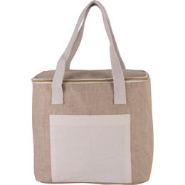 Jute cool bag - medium size