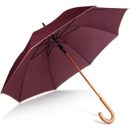 Auto open wooden umbrella