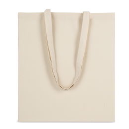 Recycled Polyester tote bag natural cotton feeling