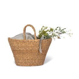 Hand-woven basket