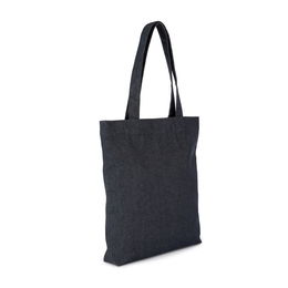 Recycled cotton denim look tote bag