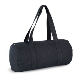 Denim duffel bag