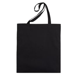 K-loop organic cotton flat tote bag