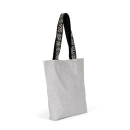 Recycled flat bottom shopping bag